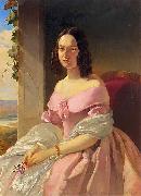 unknow artist Portret Heleny z Wroczynerow Matzel oil painting reproduction